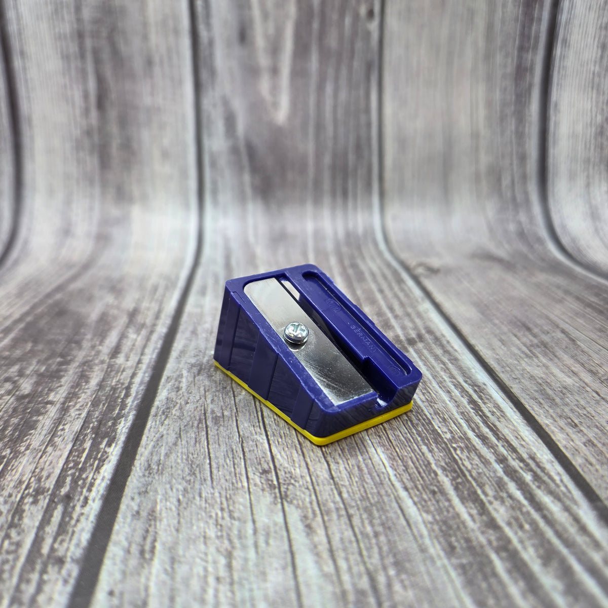 Underside of the BATTSTIK™ Sharpener showing its metal blade