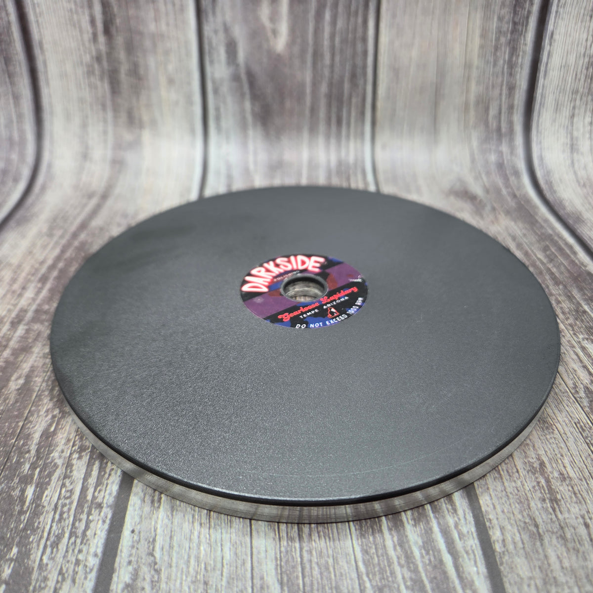 DARKSIDE™ composite faceting lap shown at an angle