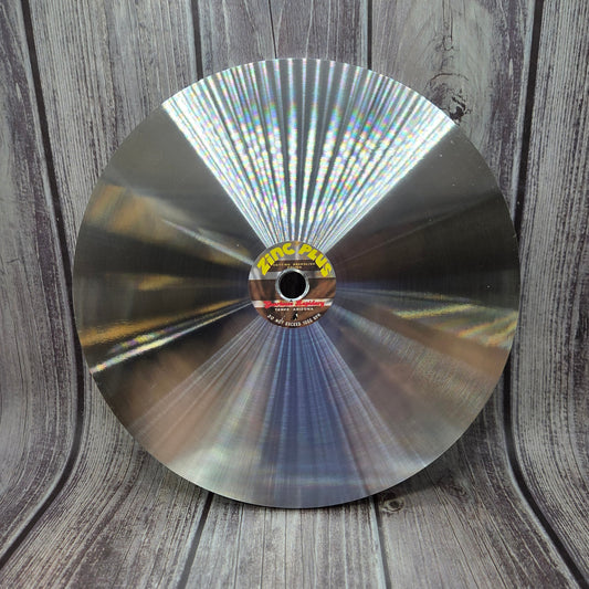 ZINC PLUS™ laminated zinc faceting prepolish lap viewed from above